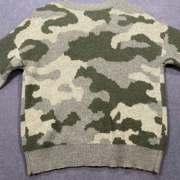 Lucky Brand Womens Camo Button-Up Cardigan Sweater Size Medium - Picture 3 of 12